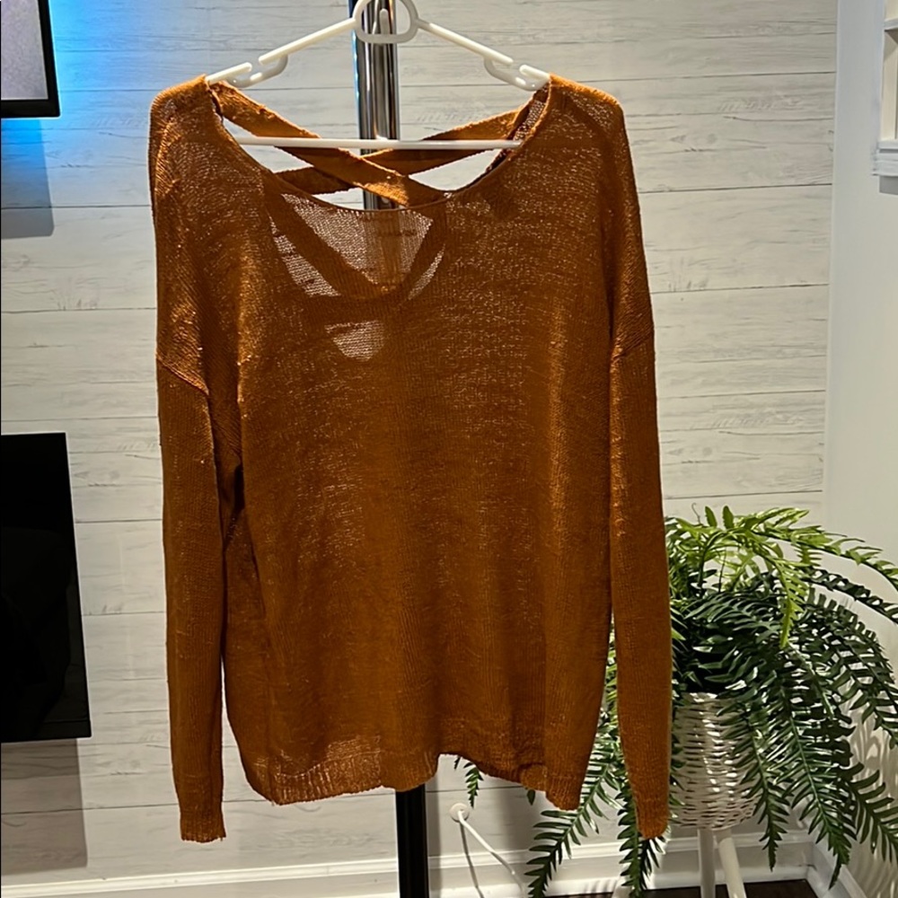 SOLD Forever21 Orange Sweater
